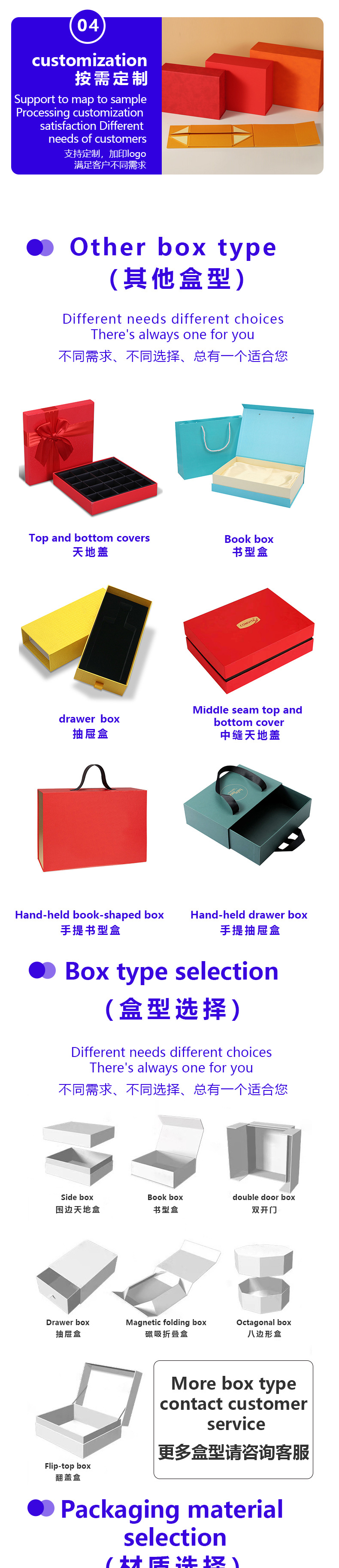 皮质手提折叠磁吸礼盒定制一片式硬纸板包装盒创意礼盒LOGO烫金uv详情7