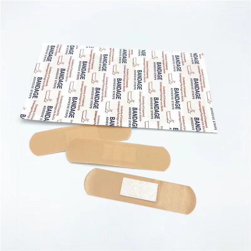 Foreign trade version band-aid, skin-colored PE waterproof breathable band-aid, 72*19mm, external dressing band-aid, English version pic 8