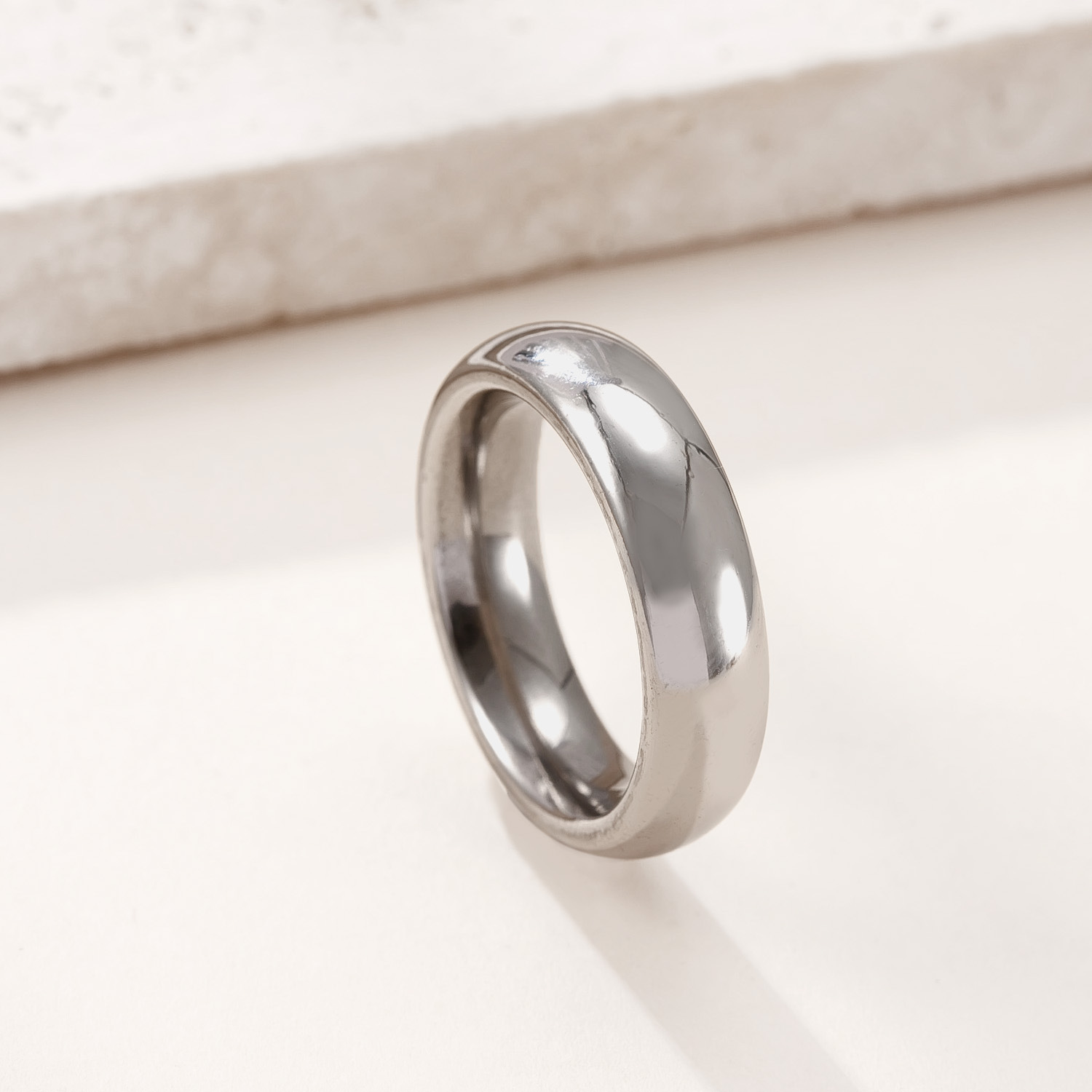 跨境爆款不锈钢戒指3/4/6/8mm内外球光面指环时尚简约钛钢饰品厂详情16