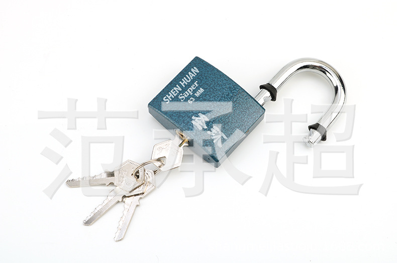 防水挂锁纯铜锁芯多把钥匙加厚型大门仓库柜子锁喷塑批发弹子挂锁详情17
