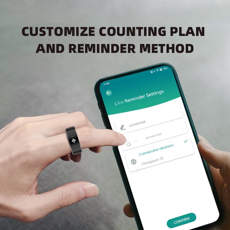 Digital counter Bluetooth smart ring, electronic counter, time reminder smart ring pic 6