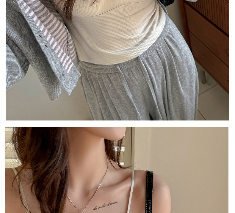 春夏季冰丝无痕带胸垫固定杯打底吊带背心女式内搭设计感性感上衣详情24