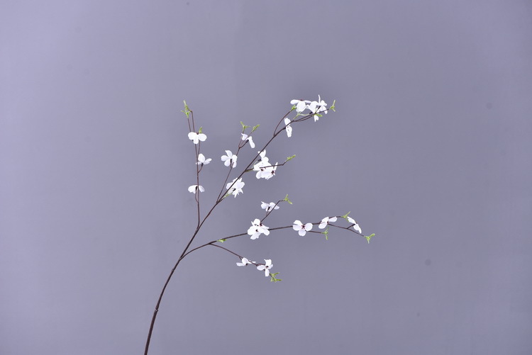 Lanjin Factory wholesale source factory goods artificial cherry blossoms, indoor living room decoration artificial flowers, wedding banquet soft decoration landscaping artificial pear blossoms pic 3