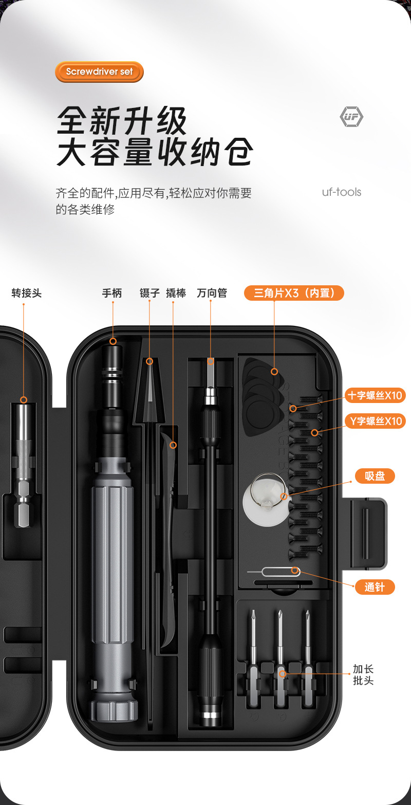 150-in-1 screwdriver set, hardware tools, multi-functional metal handle screwdriver, mobile phone disassembly and repair tools pic 7