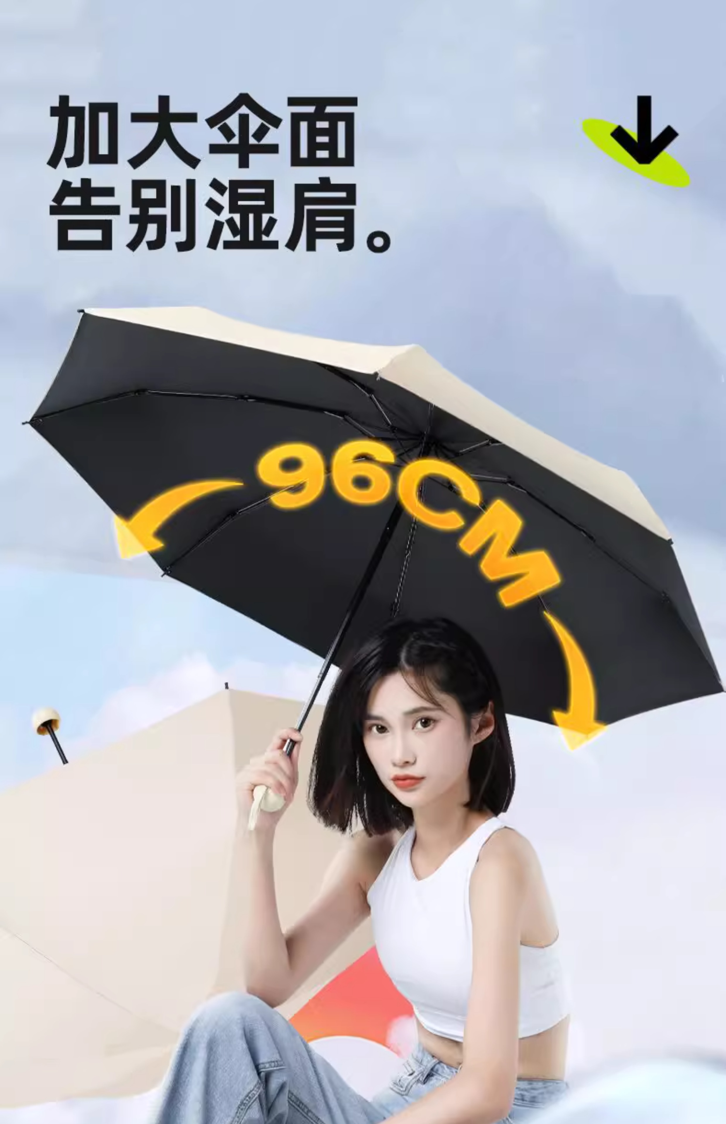 Folding automatic umbrella for male and female students, suitable for both sunny and rainy days, manual portable sun protection and sunshade, UV protection pic 35