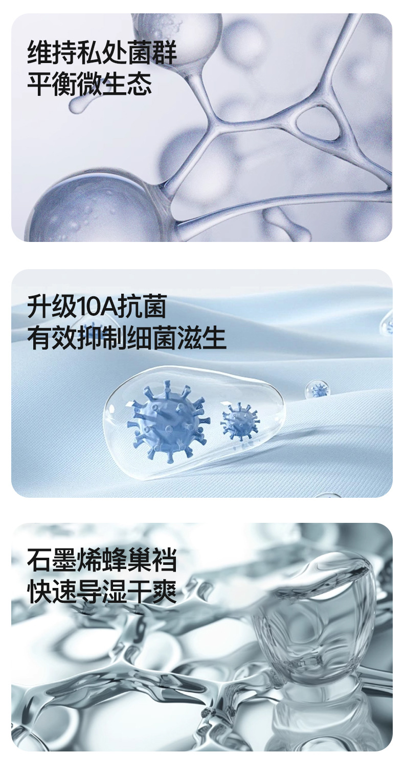 新款女士四角内裤纯棉中腰抗菌无痕加长档防走光大码透气平角短裤详情7