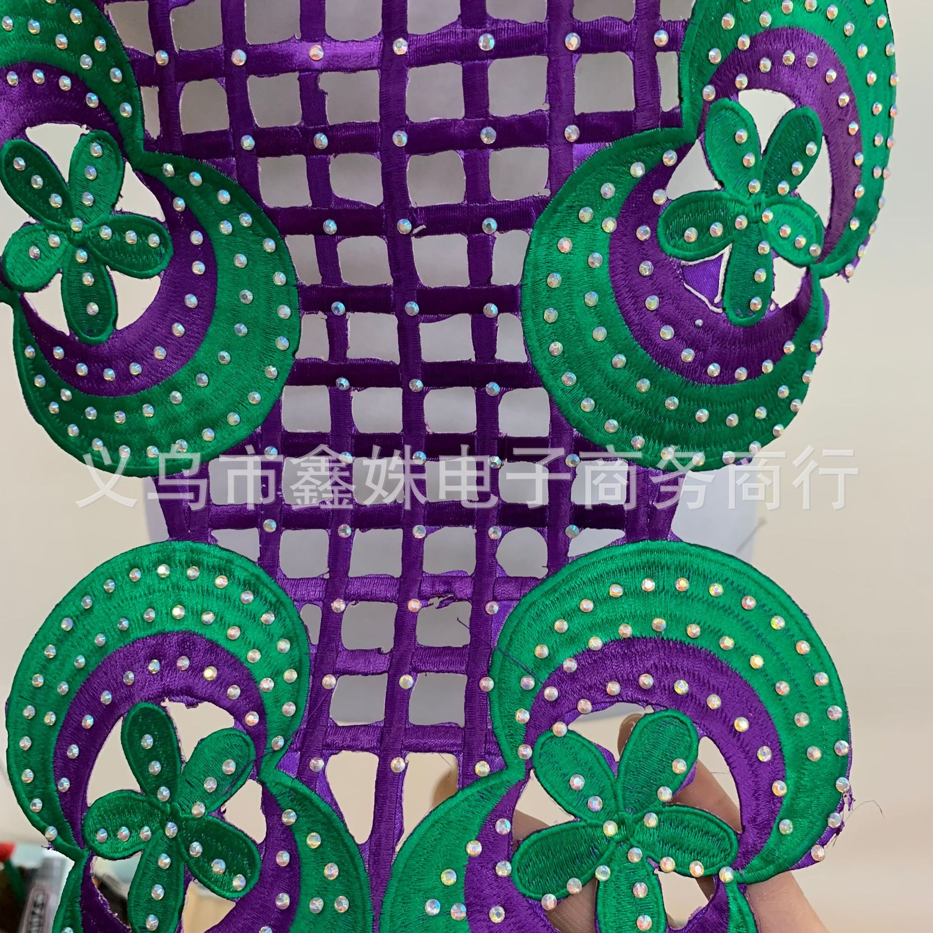 Embroidery, rhinestone and diamond fabric with adhesive backing decoration for foreign trade clothing accessories pic 52
