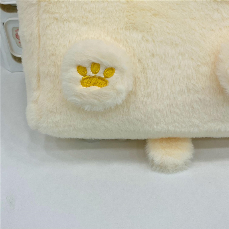 2024新款兔子毛绒双肩包可爱多功能大容量斜挎轻便冬季小包包详情15