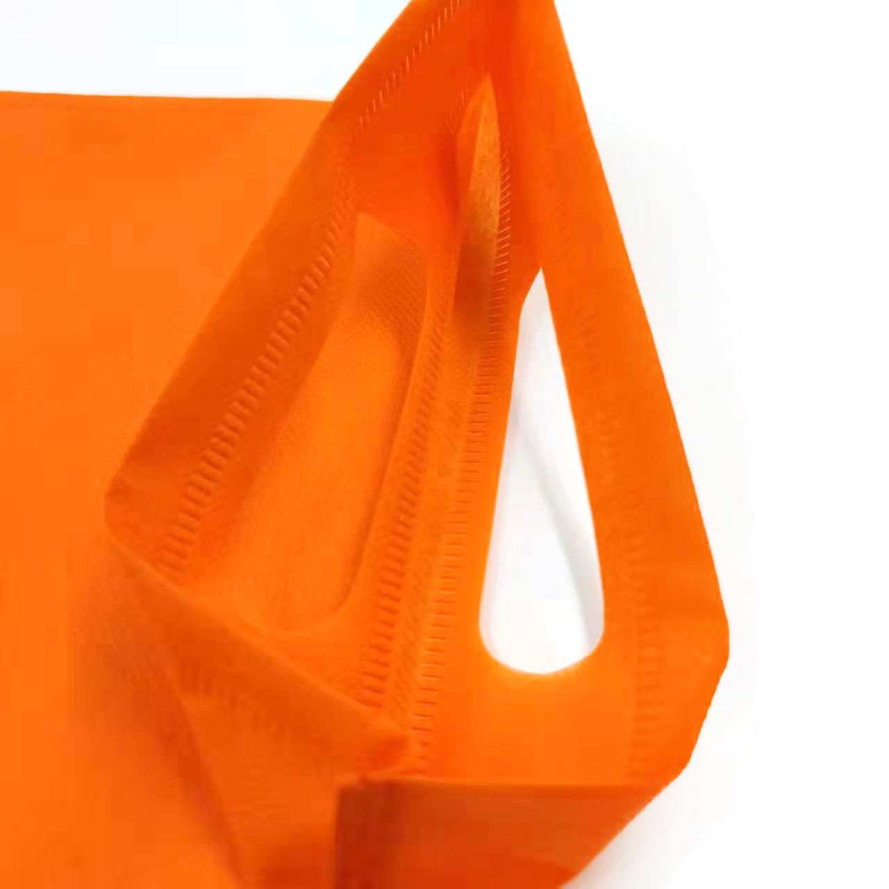 Wholesale of in-stock non-woven fabric bags, three-dimensional laminated eco-friendly handbags, shopping advertising packaging handbags, flat bags pic 9