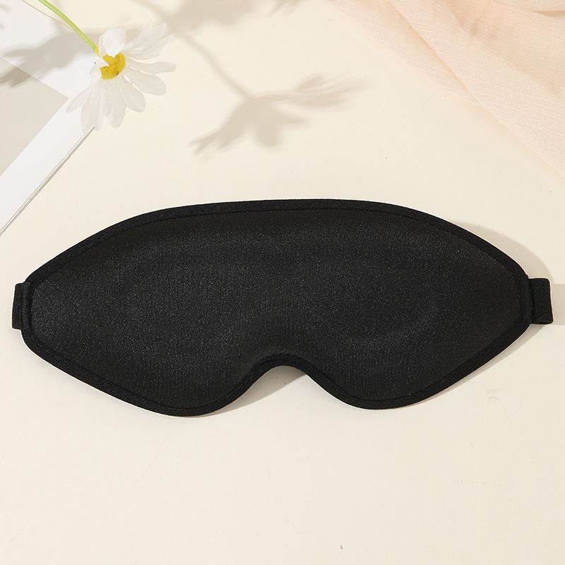 跨境新品莱卡深窝3D眼罩睡眠遮光男女记忆棉舒适不压眼睡觉专午休详情5