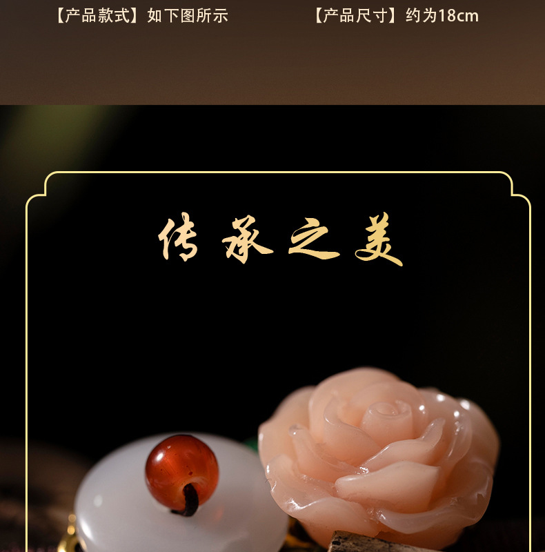 Ancient-style hairpins, tassels, wooden hairpins, imitation ebony headwear, updo, Hanfu accessories, hair-tied, ancient-style hairpins for women pic 4