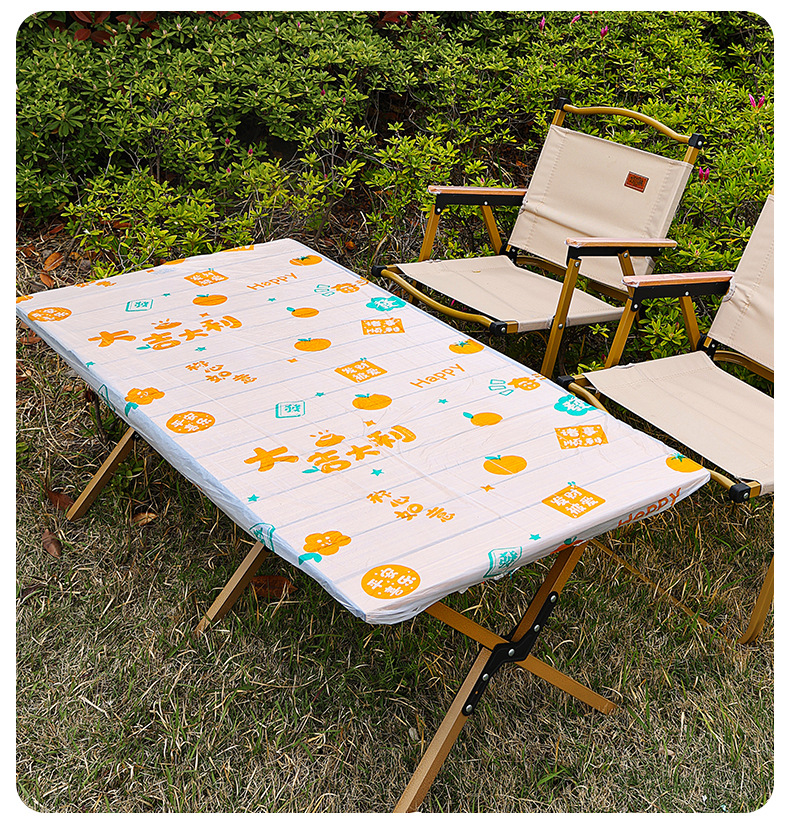 卡通一次性野餐束口桌布野餐户外露营蛋糕卷桌垫加厚防油防水桌套详情17
