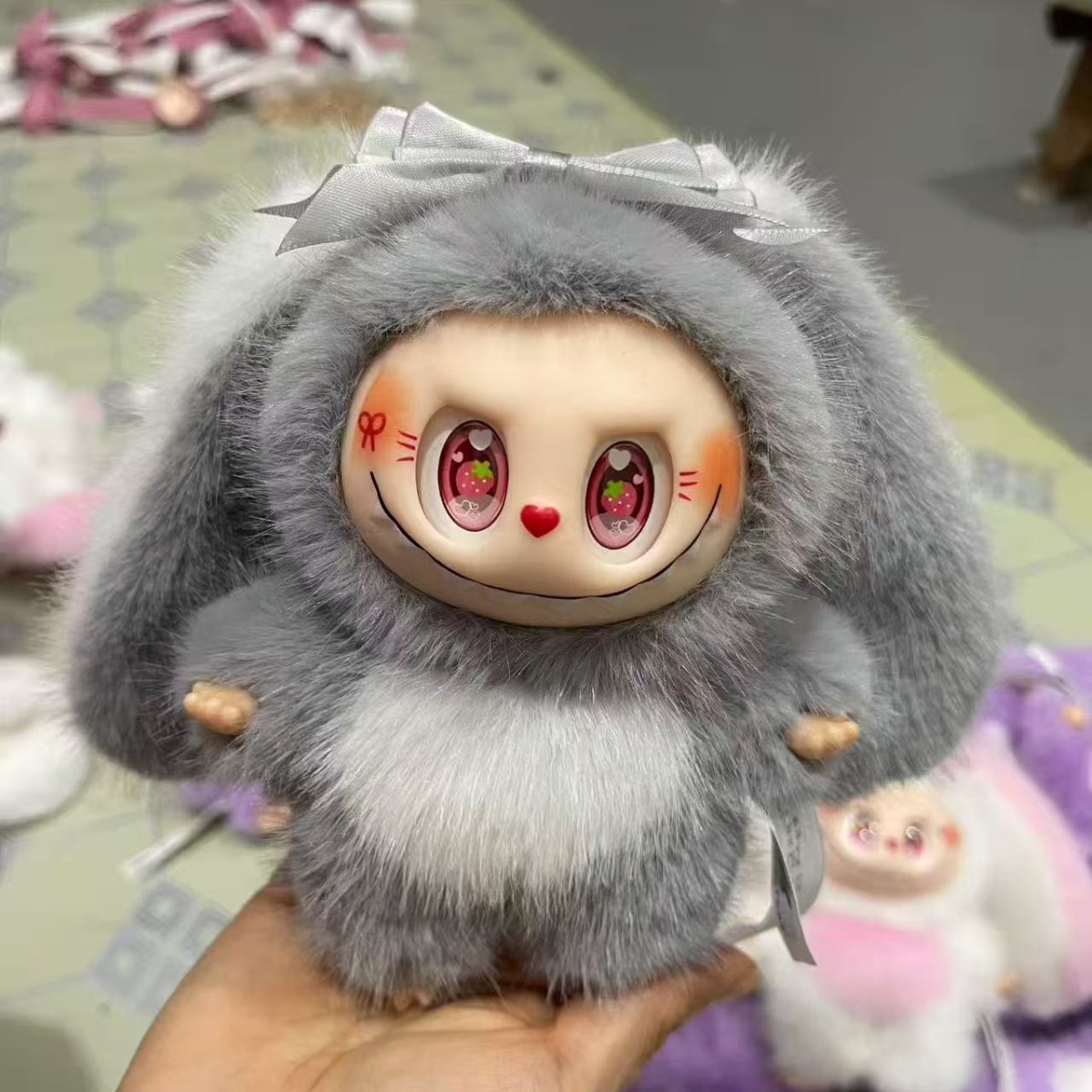 祖国版新款现货多系列布布玩偶毛绒公仔版搪胶脸可爱少女心玩具详情3