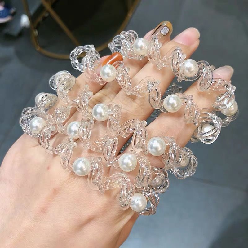 电话线发圈女韩版网红时尚简约头绳气质发绳扎头发皮筋可爱发圈详情12