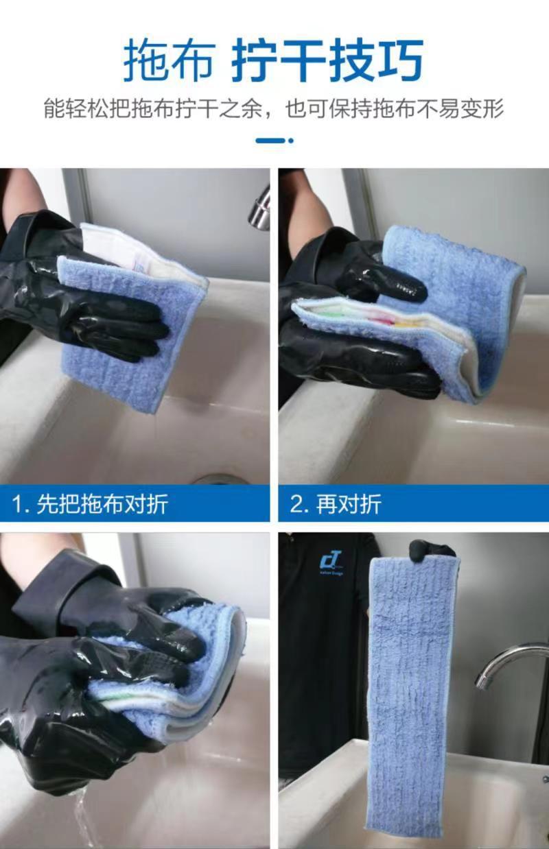 分区医用拖把专用替换布拖布头加厚毛巾尘推全棉布套式地拖头详情13