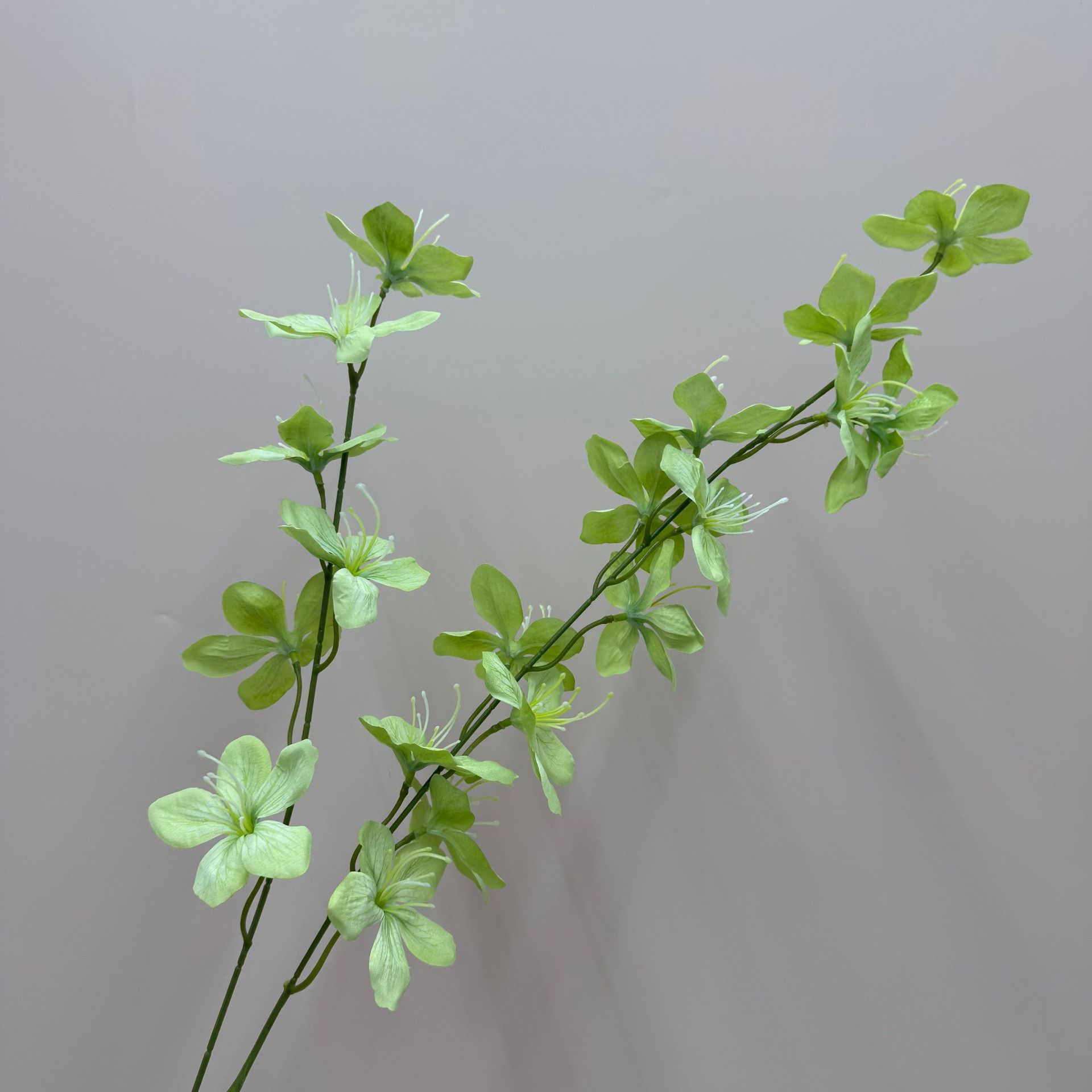 仿真花长枝垂丝茉莉婚庆婚礼堂吊顶挑高路引插花装饰花酒店假花详情7