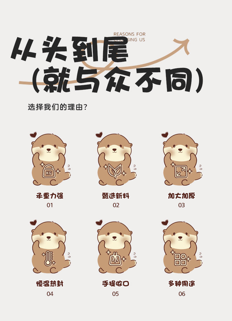 抽绳垃圾袋加厚不脏手自动收口垃圾袋塑料袋家用不易破厨房垃圾袋详情3