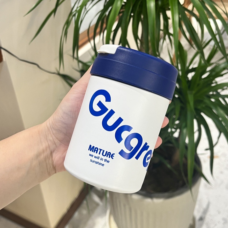 New 304 stainless steel ton-ton cup, outdoor portable double-drinking straw cup, double-layer vacuum, high appearance level insulated cup pic 14