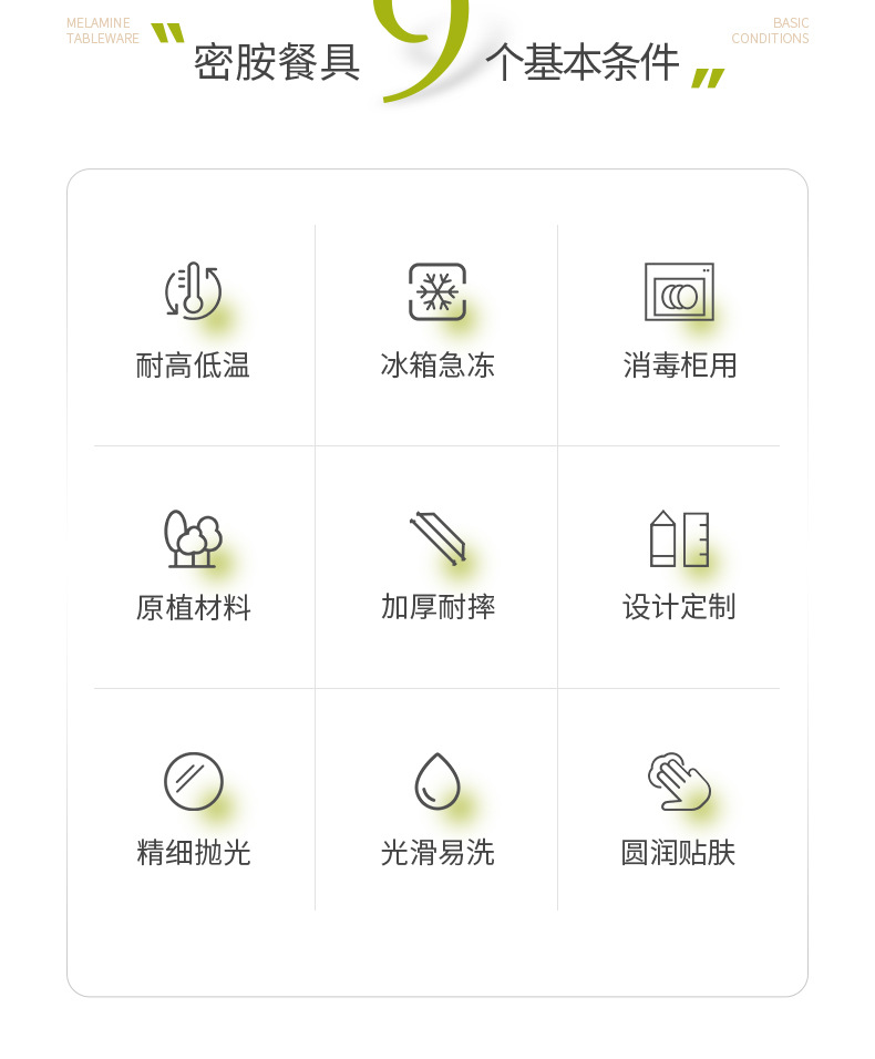 白色密胺圆形盘子酒店餐厅商用餐具仿瓷塑料加厚自助餐西餐盘子详情4