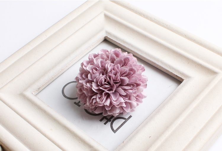 仿真千层菊花头圆菊球菊仿真花DIY服装胸花头饰配件假花批发详情7