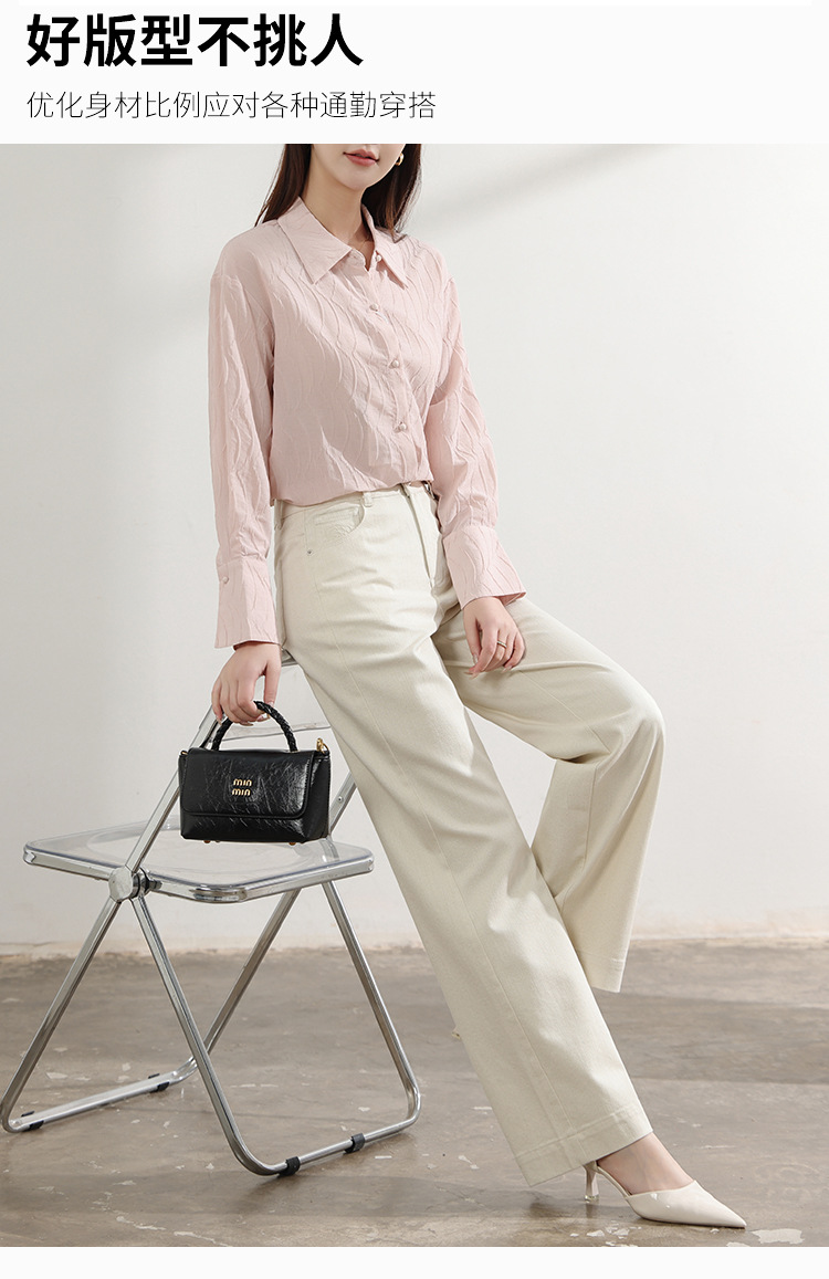 Factory direct sales of new design-sense pocket embroidered gold-threaded jeans and floor-length pants for women, fashionable wholesale pic 8