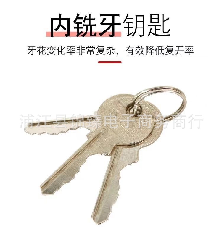 工厂直销仿铜锁一字锁挂锁单开通开家用锁具大门锁防盗迷你小锁头详情13