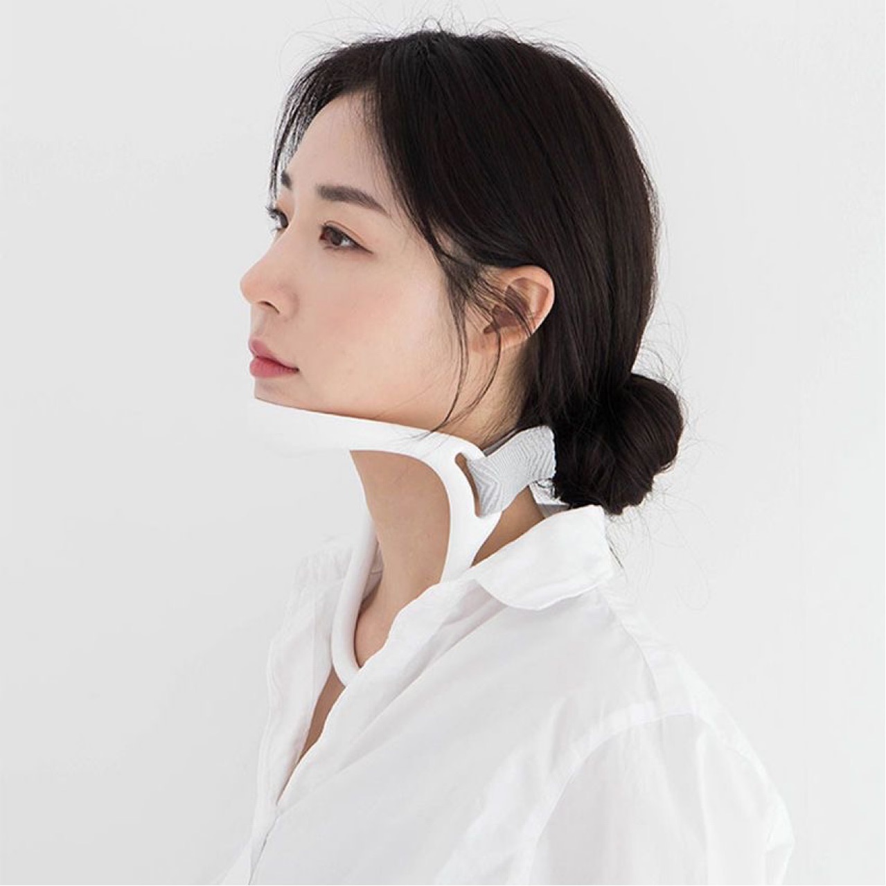脖子劲托支架防低头支撑脖子小孩写作业玩手机驼背前倾固定矫正器详情3