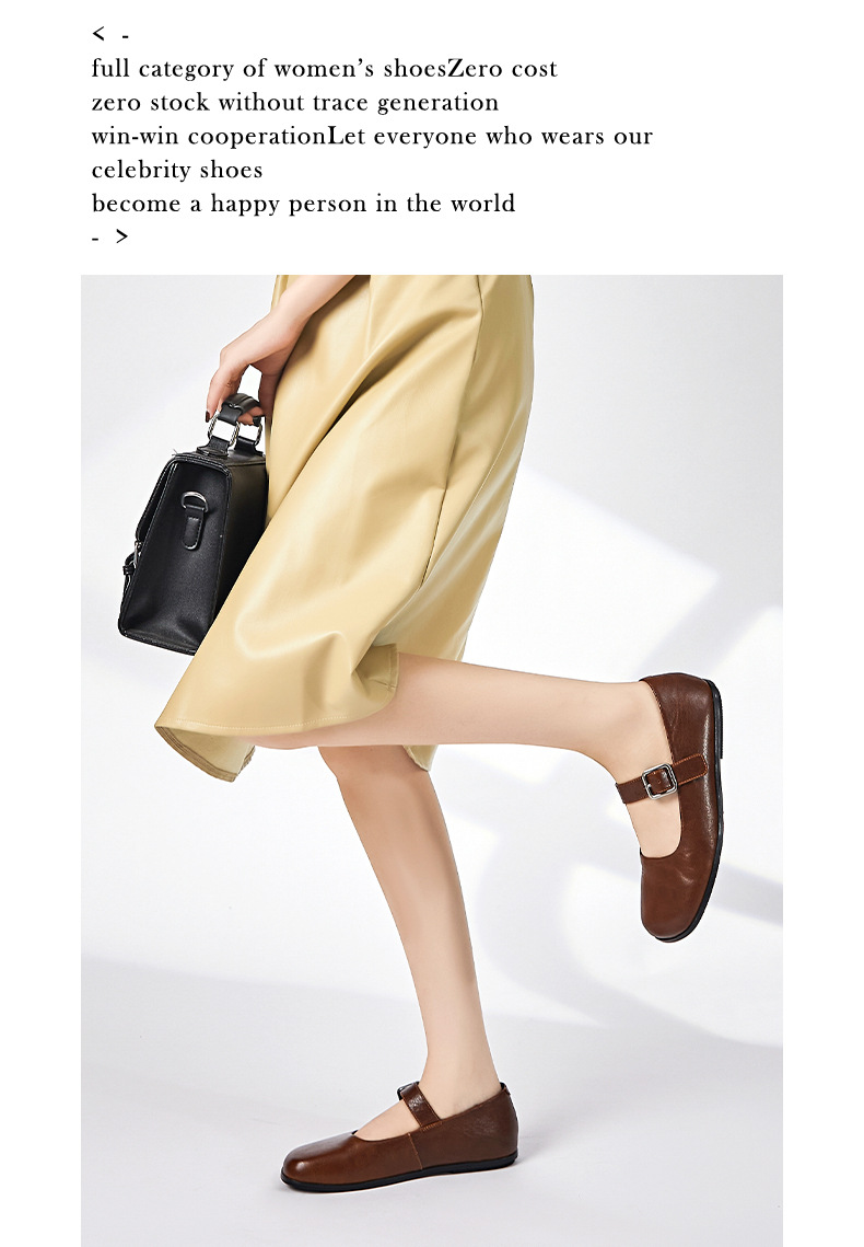 头层羊皮玛丽珍鞋女2025夏季新款方头浅口单鞋女法式绝美休闲女鞋详情29