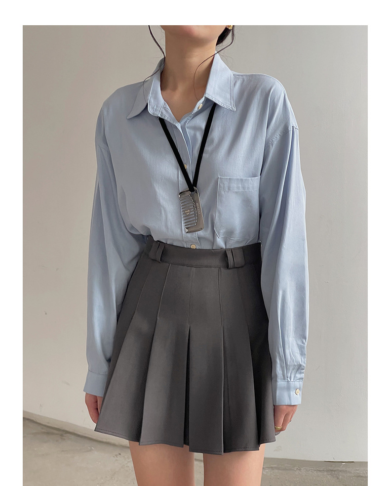 【主推 首尔私校百褶裙】高腰显瘦A字jk短裙女夏新款半身裙N127B详情23