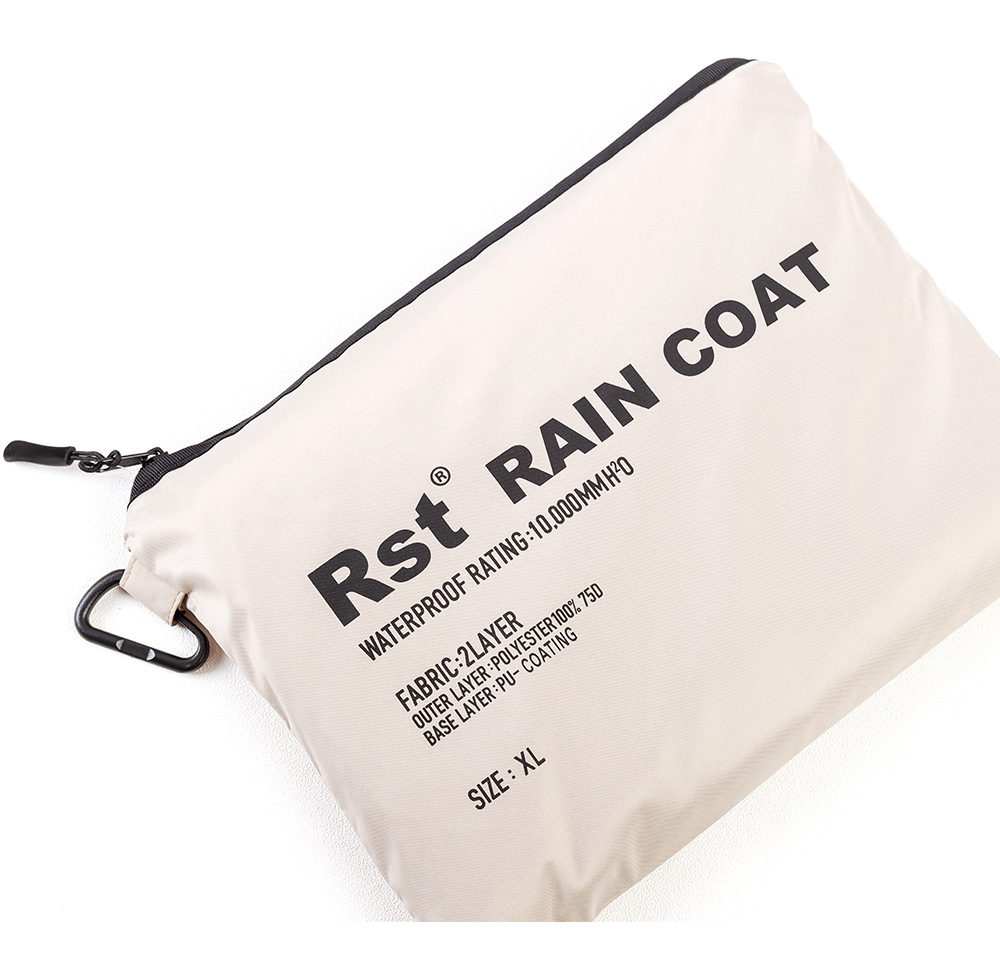 日本外贸两层雨衣弹力春亚纺PU涂层防水雨披现货批发出口详情13