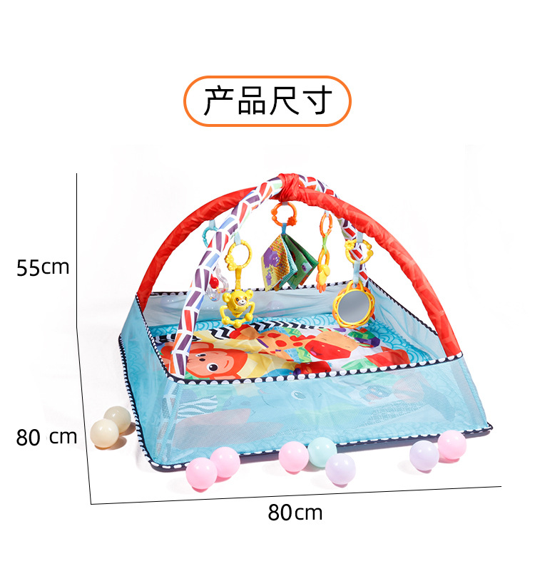 Cross-border baby pen, game, fitness frame, early education for newborn babies, ocean crawling, ball pool, toy gifts pic 23