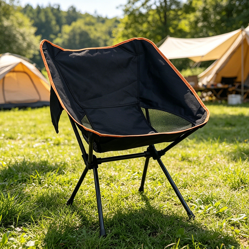 Modelo transfronterizo ligero luna silla al aire libre camping portátil plegable luna silla casual cuatro esquinas silla espacial fabricante pic 10