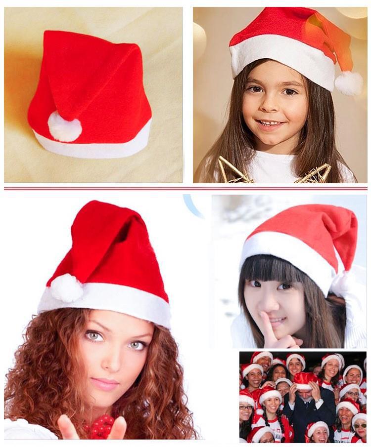 圣诞节装饰品成人儿童红色圣诞老人帽子装扮头饰圣诞节礼物详情9