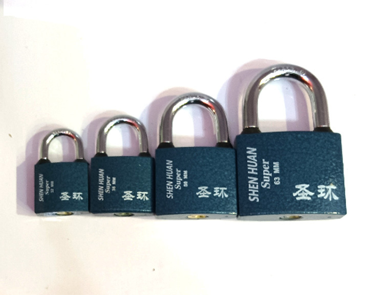 防水挂锁纯铜锁芯多把钥匙加厚型大门仓库柜子锁喷塑批发弹子挂锁详情11