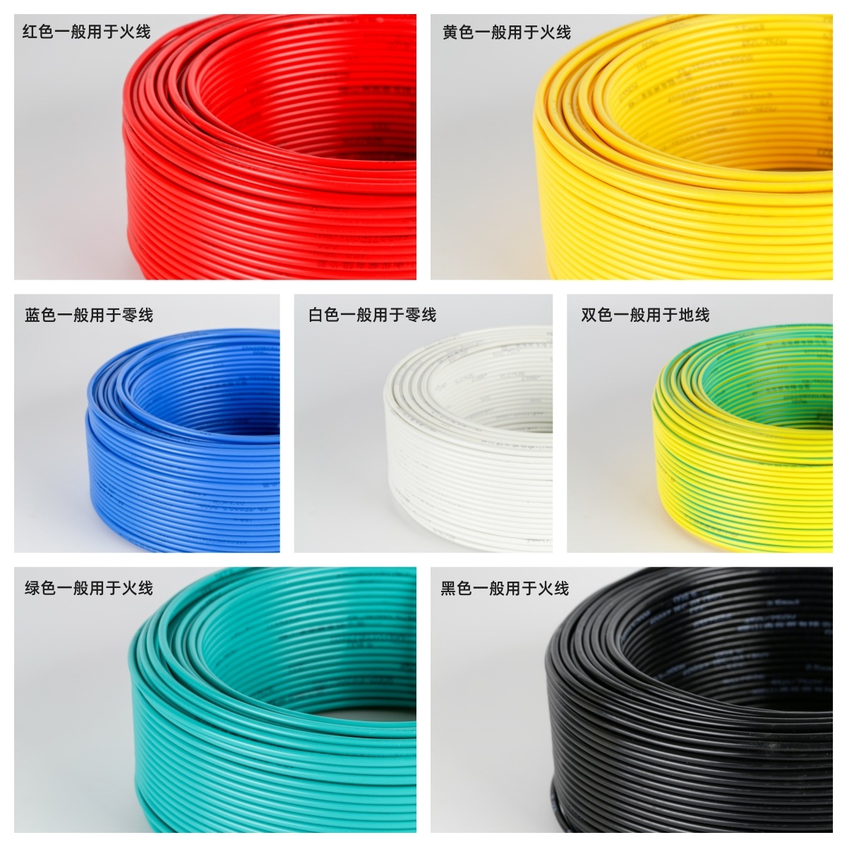BV copper core polyvinyl chloride insulated unsheathed wire, black cable, decoration industry national standard certified wire pic 4