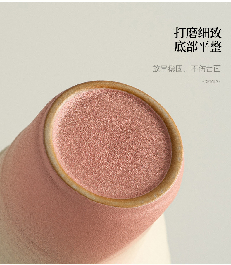 复古咖啡杯手工褶皱杯手捏水杯咖啡杯子陶瓷纸杯创意跨境定logo详情11