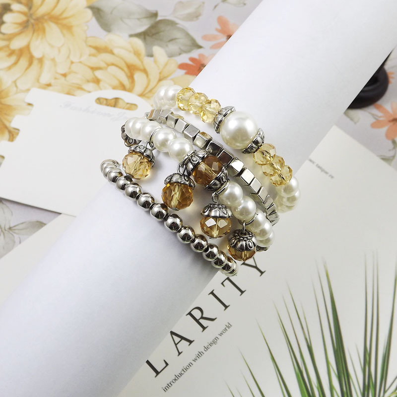 欧美时尚夏威夷风海滩风泰国度假风弹力线串珠手链手环手饰S7759详情3