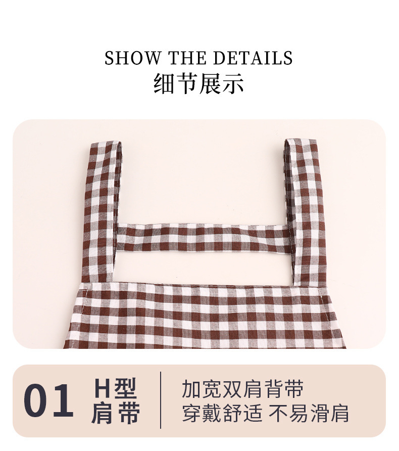 【 Chi Jia 】 Country-style waterproof apron, breathable for home use, wear-resistant, dirt-resistant, stain-resistant and oil-resistant pic 5
