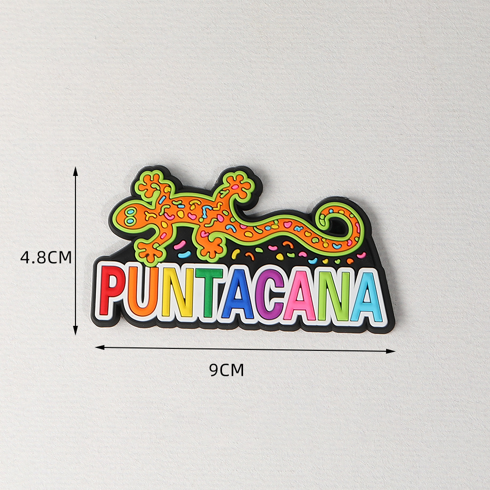 PVC soft rubber refrigerator stickers, tourist attraction souvenirs, three-dimensional refrigerator decoration pic 6