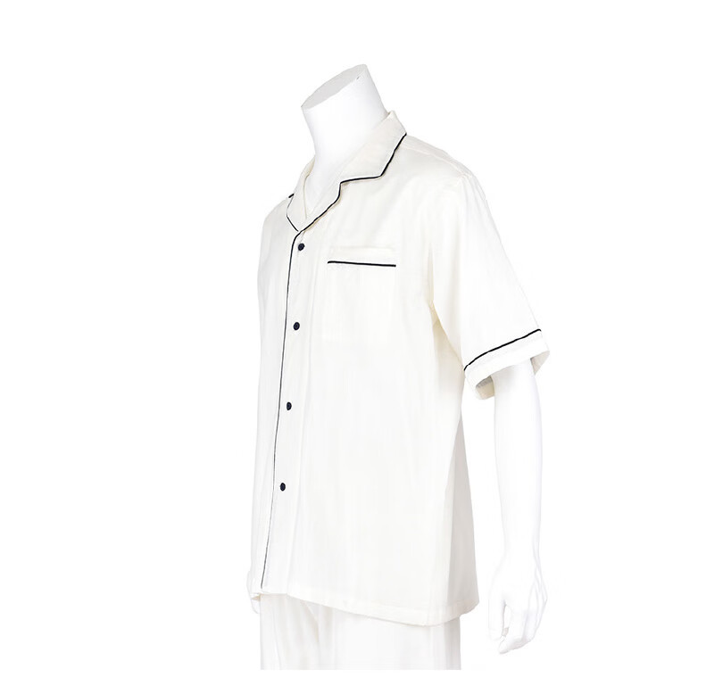 Muji pure cotton double-layer yarn pajamas and pajama pants set for men and women, high-end cotton yarn long-sleeved home wear for spring and summer pic 36