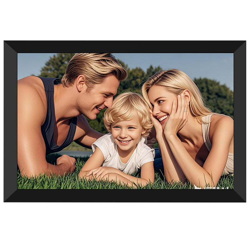 2025新款10寸云相框窄边超薄智能32G视频播放触摸Frameo数码相框详情8