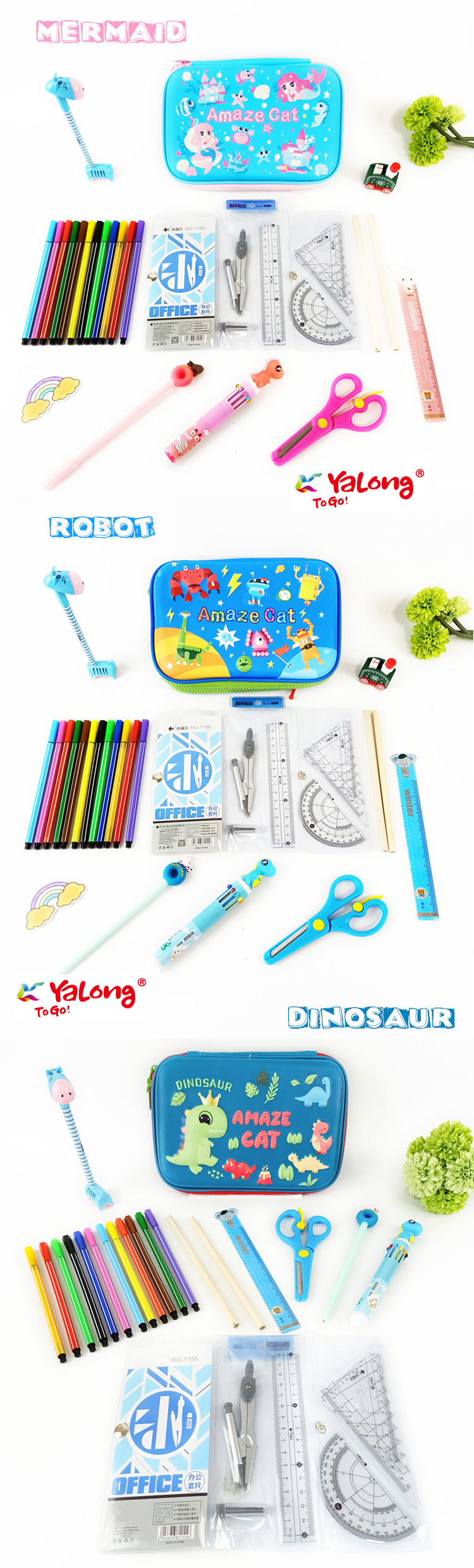 Six new cute school supplies, stationery, office and school pencil cases pic 4