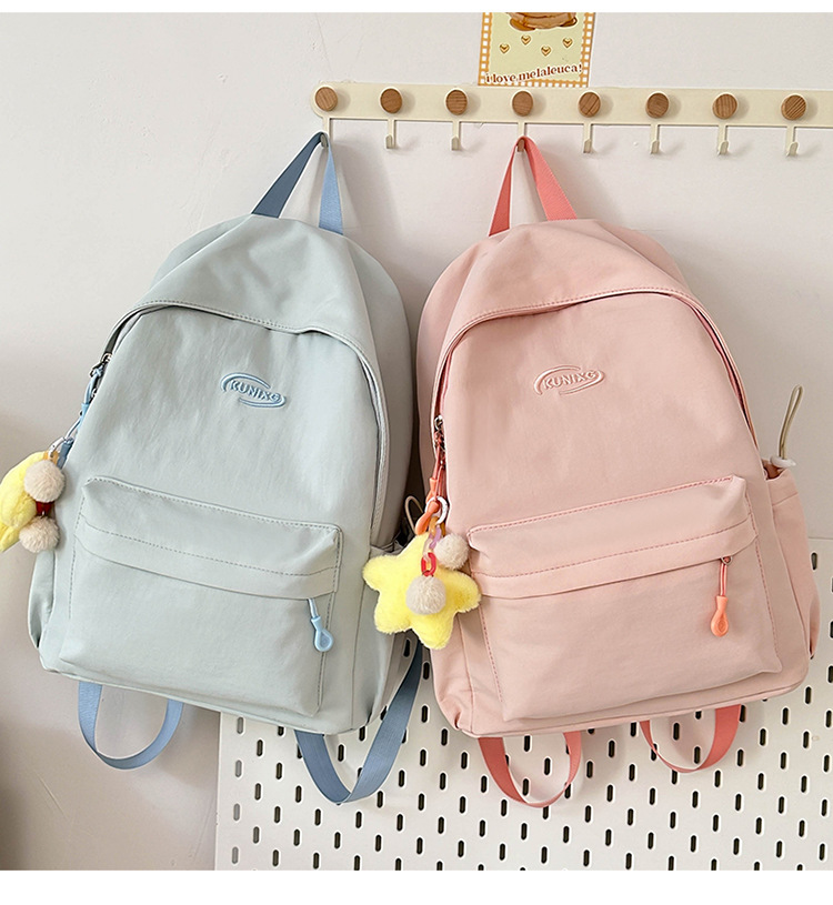 日系ins休闲校园小书包女高中大学生初中女生双肩包轻便旅游背包详情28