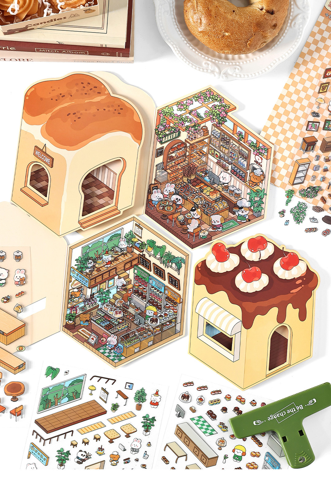 墨言infeelmePET造景贴纸 今日营业中第五弹 趣味DIY装饰造景贴纸详情11