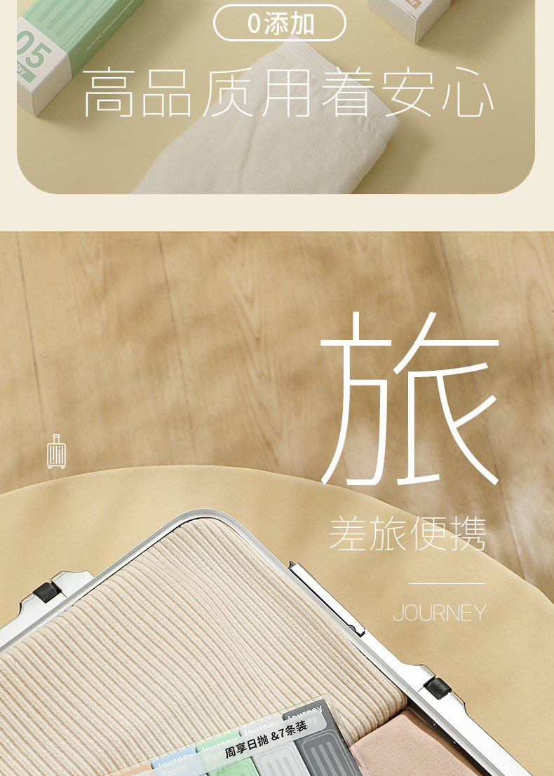 一次性内裤女出差旅行短裤产妇经期日抛裤大码独立包装产后专用详情13