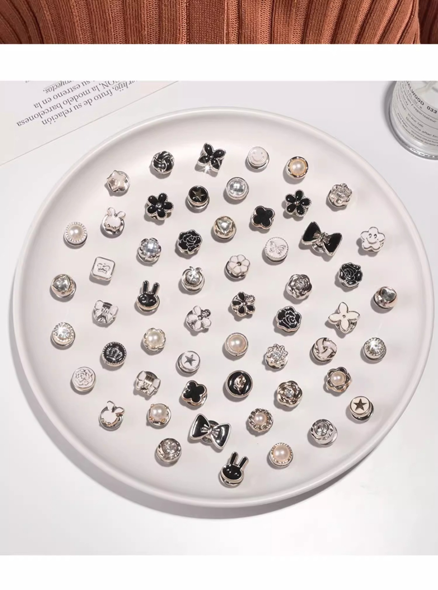 胸口防走光胸针扣暗扣免缝不伤衣扣针固定衣服裙子领口大改小神器详情19