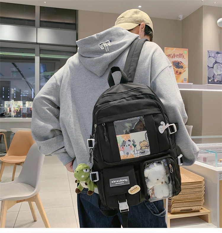 书包初中女生双肩包女痛包大容量小学生日系高中生背包中学生肩包详情26