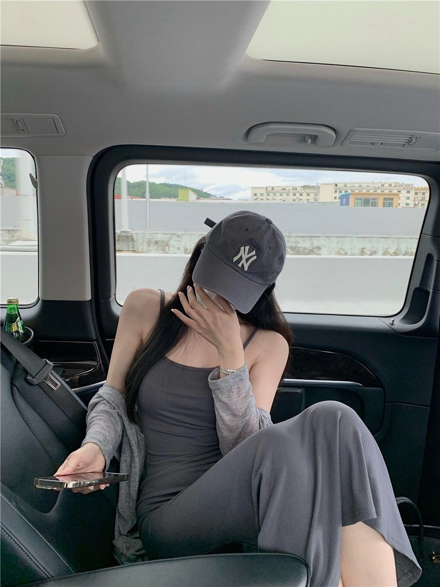 吊带连衣裙女夏季无袖收腰纯欲性感紧身显瘦高级感包臀辣妹紧身裙详情7