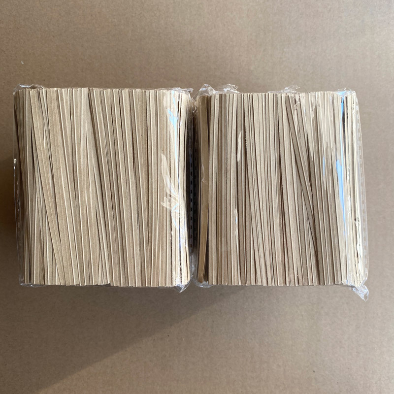 牛皮纸扎带烘培面包玩具餐具线材捆绑带牛皮铁丝扎线厂家直销详情4