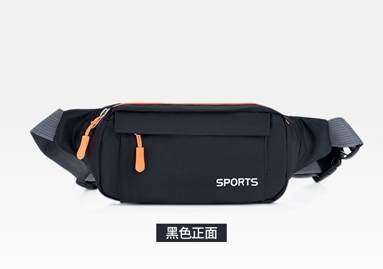 印字定LOGO腰包 休闲胸包运动手机零钱旅行骑行跑步健身收纳小包详情29